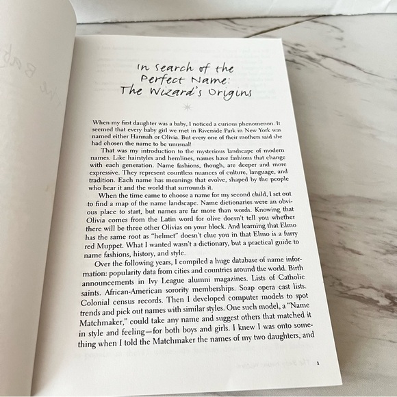 The Baby Name Wizard A Magical Method For Finding The Perfect Name For Your Baby - Picture 2 of 10